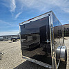 Black 2025 Triumph 7x14 Enclosed Trailer
