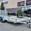 Silver 2026 Triumph Galvanized 80x16 Tandem Axle Open Utility