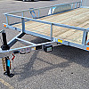 Silver 2026 Triumph Galvanized 80x16 Tandem Axle Open Utility