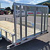 Silver 2026 Triumph Galvanized 80x16 Tandem Axle Open Utility
