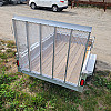 Silver 2026 Triumph 5x8 Aluminum Utility Trailer