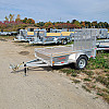 Silver 2026 Triumph 5x8 Aluminum Utility Trailer
