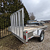 Silver 2026 Triumph 5x10 Aluminum Utility Trailer