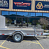 Silver 2026 Triumph 5x10 Aluminum Utility Trailer