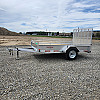 Silver 2026 Triumph 6x10 Aluminum Utility Trailer