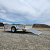 Silver 2026 Triumph 6x10 Aluminum Utility Trailer