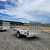 Silver 2026 Triumph 6x10 Aluminum Utility Trailer