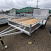 Silver 2026 Triumph 6x12 Aluminum Utility Trailer