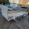 Silver 2026 Triumph 6x12 Aluminum Tandem Axle Utility Trailer