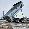 SILVER 2026 Triumph 6X10 Galvanized Dump Trailer