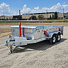 Silver 2026 Triumph 82X14 Galvanized Dump Trailer