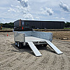 Silver 2026 Triumph 82X14 Galvanized Dump Trailer