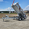 Silver 2026 Triumph 82X14 Galvanized Dump Trailer