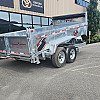 Silver 2026 Triumph 82x14 Galvanized Dump Trailer