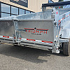 Silver 2026 Triumph 82x14 Galvanized Dump Trailer