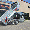 Silver 2026 Triumph 82x14 Galvanized Dump Trailer