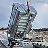 Silver 2026 Triumph 82x14 Galvanized High Side Dump Trailer