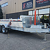 Silver 2026 Triumph 82x16 Dump Trailer