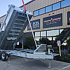 Silver 2026 Triumph 82x16 Dump Trailer