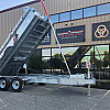 Silver 2026 Triumph 82x16 Dump Trailer