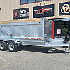 Silver 2026 Triumph 82x16 Galvanized High Side Dump Trailer