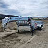Silver 2026 Triumph 82x16 Gooseneck Dump Trailer