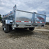 Silver 2026 Triumph 82x16 Gooseneck Dump Trailer