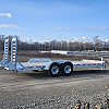 Silver 2026 Triumph 82x18+2-70 Galvanized Equipment Hauler