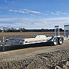 Silver 2026 Triumph 82x18+2-70 Galvanized Equipment Hauler