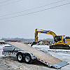 Silver 2026 Triumph 82X20-70 Galvanized Hydraulic Tilt Equipment Trailer