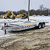 Silver 2026 Triumph 82X20-70 Galvanized Hydraulic Tilt Equipment Trailer