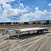 Silver 2026 Triumph 102x20+5-70 Galvanized Deckover Trailer
