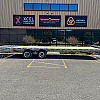 Silver 2026 Triumph 102x25+5-12k Galvanized Deckover Trailer