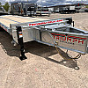 Silver 2026 Triumph 102x25+5-12k Galvanized Deckover Trailer