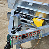 Silver 2026 Triumph 102x24-10k Galvanized Deckover Tilt Trailer