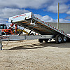 Silver 2026 Triumph 102x24-10k Galvanized Deckover Tilt Trailer