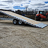 Silver 2026 Triumph 102x24-10k Galvanized Deckover Tilt Trailer