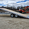 Silver 2026 Triumph 102x24-10k Galvanized Deckover Tilt Trailer
