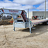 Silver 2026 Triumph 102x25+5-12k Gooseneck Trailer