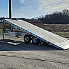 Silver 2026 Triumph 102x24 Gooseneck Tilt Trailer