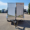 White 2026 Triumph 5x8 Enclosed Trailer