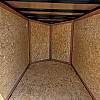 White 2026 Triumph 5x8 Enclosed Trailer