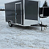 Gray 2026 Triumph 7x12 Enclosed Trailer