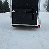 Black 2026 Triumph 7x14 Enclosed Trailer