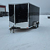 Black 2026 Triumph 7x14 Enclosed Trailer