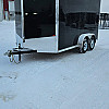 Black 2026 Triumph 7x14 Enclosed Trailer