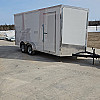 White 2026 Triumph 7x16 Enclosed Trailer