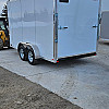White 2026 Triumph 7x16 Enclosed Trailer
