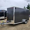 Grey 2026 Triumph 6x12 Enclosed Trailer