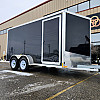 Black 2026 Triumph 7x14 Galvanized Enclosed Trailer